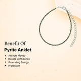 Raw Pyrite Anklet | Exclusive to VAMA, other brands are fake - VAMA Mall