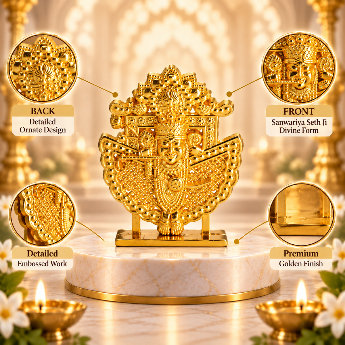 Sanwariya Seth Ji – Grace & Prosperity Idol - VAMA Mall