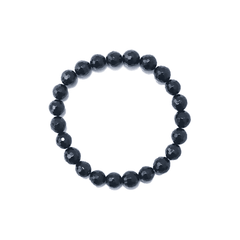 Evil Eye Black Tourmaline Bracelet + FREE 5 Mukhi Rudraksha
