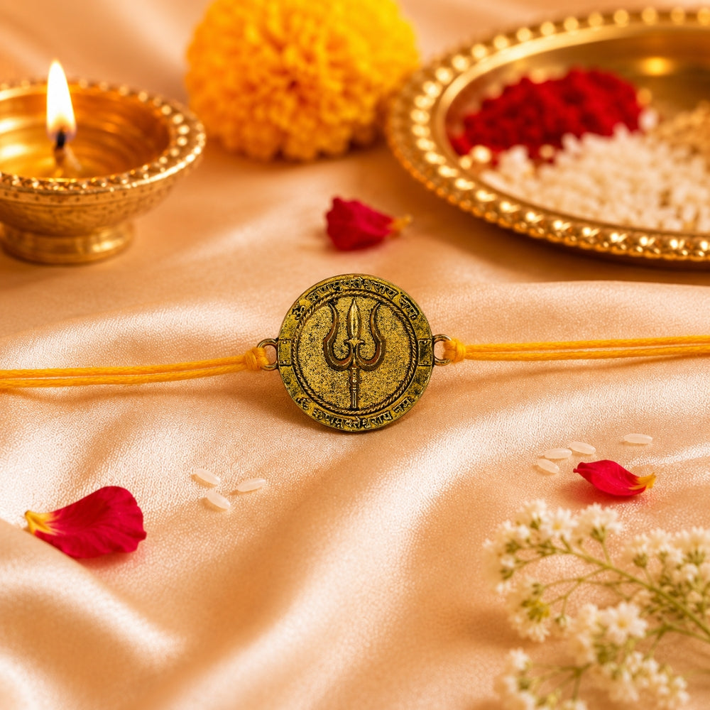 VAMA Siddh Rinmukteshwar Rakhi | A Blessing for a Brother's Debt-Free & Prosperous Life | Helps brother to get rid of debt - VAMA Mall