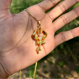 Shiva Trishul and Damru Pendant with Chain - VAMA Mall