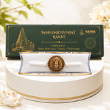 VAMA Siddh Mahamrityunjay Rakhi | Temple Energised for Your Brother's Healthy and Long Life | For better health of your brother - VAMA Mall