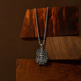 Mahadev Pendant with Silver Chain