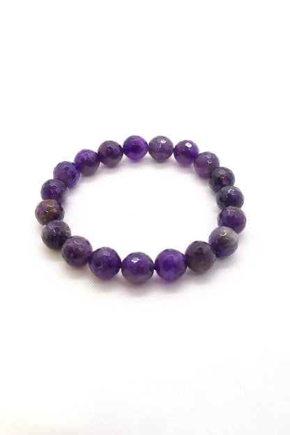 Healing Aura Amethyst  Bracelet