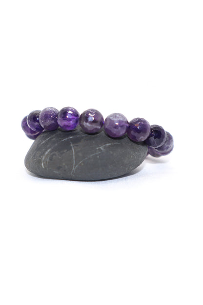 Healing Aura Amethyst  Bracelet