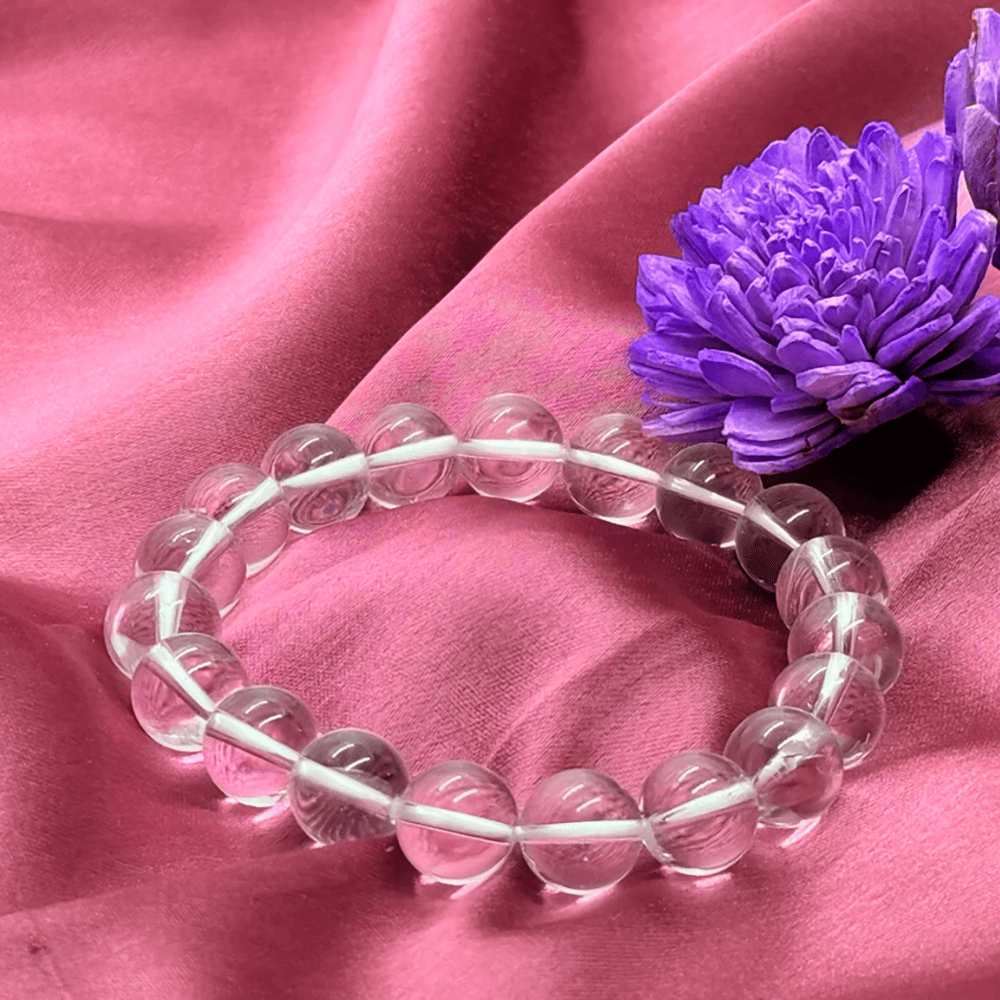 Natural Sphatik Crystal Bracelet