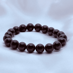Red Garnet Bracelet + FREE 5 Mukhi Rudraksha