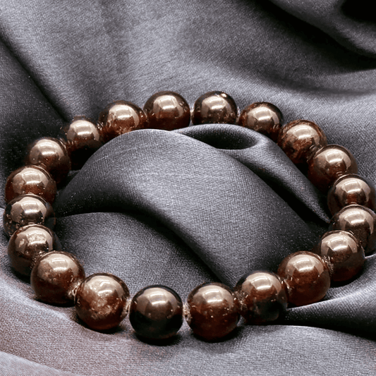 Red Garnet Bracelet + FREE 5 Mukhi Rudraksha