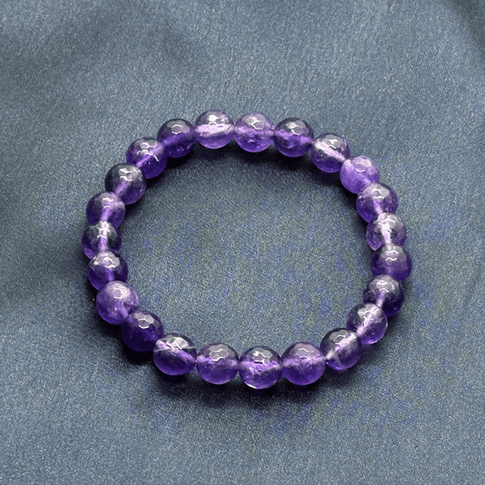 Healing Aura Amethyst  Bracelet