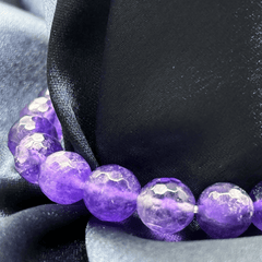 Healing Aura Amethyst  Bracelet