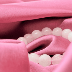 Siddh Rose Quartz Love Attraction Bracelet + FREE 5 Mukhi Rudraksha