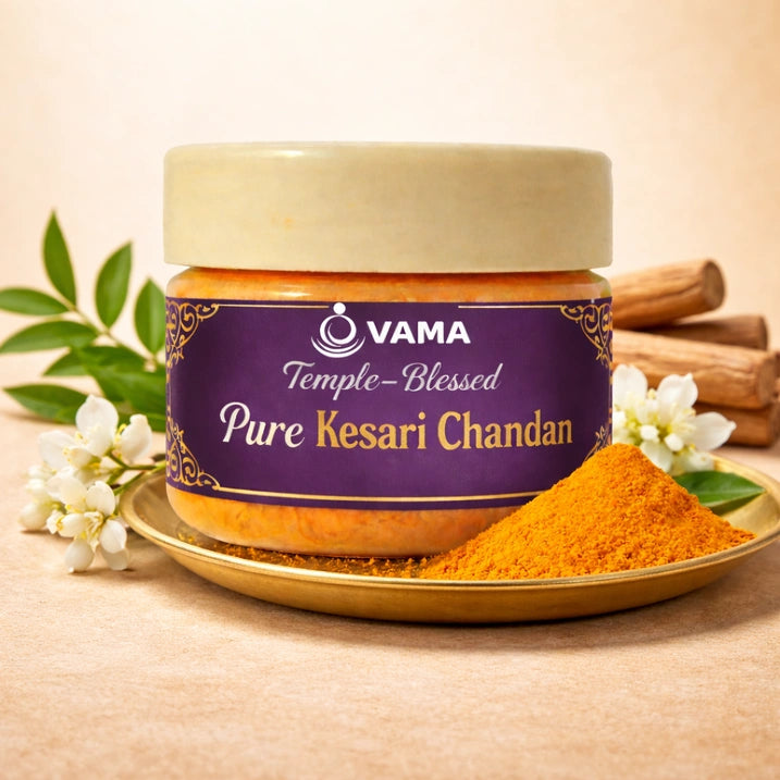 Pure Kesari Chandan Tilak for Puja - 25g - VAMA Mall