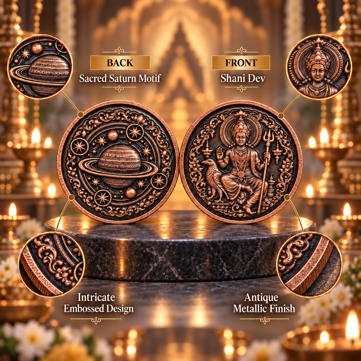 Siddh Shani Dev Coin | Exclusive to VAMA, other brands are fake
