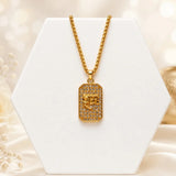 Shree Ram Gold Plated Pendant